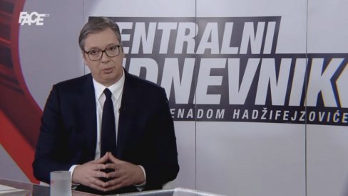 VELIKI INTERVJU: Predsednik Vučić uživo sa Senadom Hadžifejzovićem za Face TV (VIDEO) VELIKI INTERVJU: Predsednik Vučić uživo sa Senadom Hadžifejzovićem za Face TV (VIDEO)
