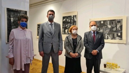 ГРАФИКА ИЗ МЕКСИКА: Отворена изложба Многобројне могућности линије у Шапцу ГРАФИКА ИЗ МЕКСИКА: Отворена изложба Многобројне могућности линије у Шапцу