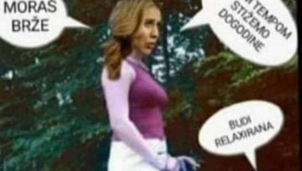 ЈОШ ЈЕДАН СРАМНИ НАПАД НА МИНИСТАРКУ БРАТИЋ: Вулгарна фотомонтажа на којој су она и Абазовић (ФОТО) ЈОШ ЈЕДАН СРАМНИ НАПАД НА МИНИСТАРКУ БРАТИЋ: Вулгарна фотомонтажа на којој су она и Абазовић (ФОТО)