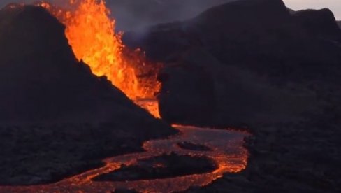 ERUPCIJA VULANA NA ISLANDU: Udaljen samo 30 km od Rejkjavika