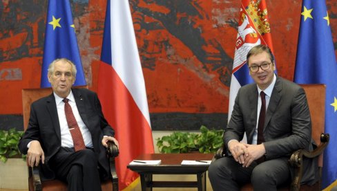 ПРИЗНАЊЕ ТЗВ. КОСОВА ЈЕ БИЛА ГРЕШКА: Чешки председник жели још јаче односе са Србијом, радује се Вучићевој посети ПРИЗНАЊЕ ТЗВ. КОСОВА ЈЕ БИЛА ГРЕШКА: Чешки председник жели још јаче односе са Србијом, радује се Вучићевој посети