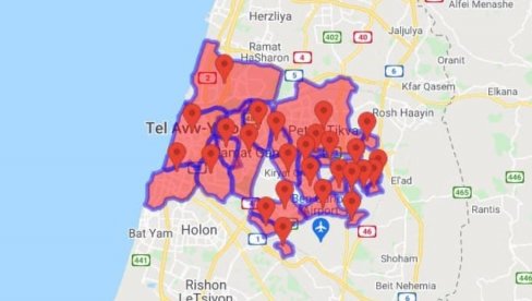УПАЉЕН ЦРВЕНИ АЛАРМ: Нови ракетни напад на Тел Авив! Сирене упозориле и на опасност у Јерусалиму УПАЉЕН ЦРВЕНИ АЛАРМ: Нови ракетни напад на Тел Авив! Сирене упозориле и на опасност у Јерусалиму