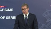 PREDSEDNIK VUČIĆ: Srbija insistira da se poštuju granice utvrđene odlukom UN PREDSEDNIK VUČIĆ: Srbija insistira da se poštuju granice utvrđene odlukom UN