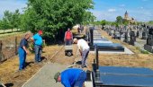 РАДНА АКЦИЈА МЕШТАНА СЕЛА МЕЂА: Уређен простор на и око сеоског гробља