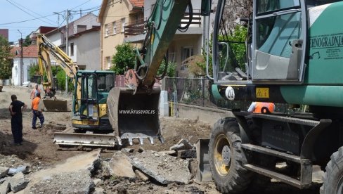 ZAMENJENO 360 METARA CEVI: Završena prva deonica radova na mreži u centru Kruševca ZAMENJENO 360 METARA CEVI: Završena prva deonica radova na mreži u centru Kruševca