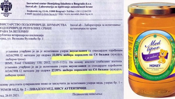 ПРОДАВАЛИ ИСТОПЉЕНИ ШЕЋЕР: Инспекција не може да стане на пут фирми Мед хани, њихов мед и даље у продавницама ПРОДАВАЛИ ИСТОПЉЕНИ ШЕЋЕР: Инспекција не може да стане на пут фирми Мед хани, њихов мед и даље у продавницама
