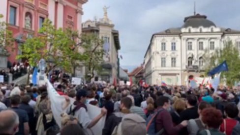 ПРОТЕСТ У ЉУБЉАНИ: Демонстранти траже оставку владе и нове изборе (ВИДЕО) ПРОТЕСТ У ЉУБЉАНИ: Демонстранти траже оставку владе и нове изборе (ВИДЕО)