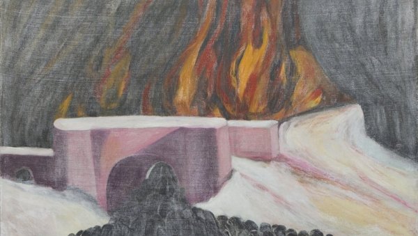 ИЗЛОЖБА НИКОЛЕ ЏАФА У ГАЛЕРИЈИ УЛУС: Реконструкција „Одласка у бело“ ИЗЛОЖБА НИКОЛЕ ЏАФА У ГАЛЕРИЈИ УЛУС: Реконструкција „Одласка у бело“