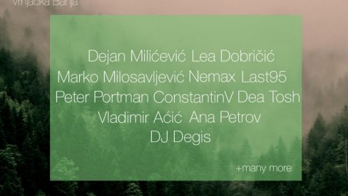 ФЕШТА НА ГОЧУ: Лепе вести за љубитеље електронске музике ФЕШТА НА ГОЧУ: Лепе вести за љубитеље електронске музике