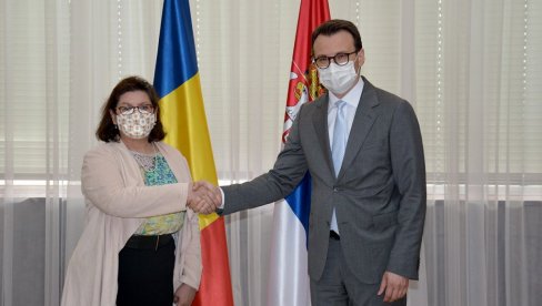 O POLITIČKO-BEZBEDNOSNOJ SITUACIJI NA KIM: Petković se sastao sa ambasadorkom Rumunije O POLITIČKO-BEZBEDNOSNOJ SITUACIJI NA KIM: Petković se sastao sa ambasadorkom Rumunije