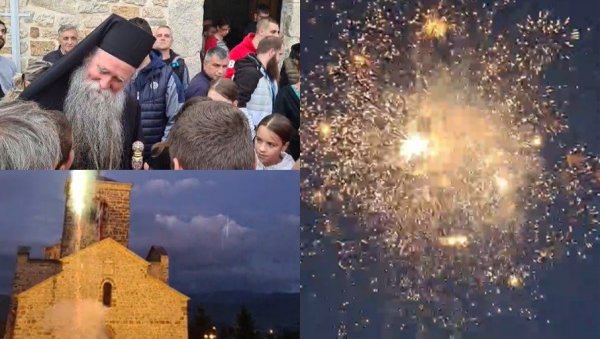 ВАТРОМЕТ У ЧАСТ МИТРОПОЛИТА ЈОАНИКИЈА: Верни народ дочекао свог пастира, хиљаде људи испред Ђурђевих ступова (ВИДЕО) ВАТРОМЕТ У ЧАСТ МИТРОПОЛИТА ЈОАНИКИЈА: Верни народ дочекао свог пастира, хиљаде људи испред Ђурђевих ступова (ВИДЕО)