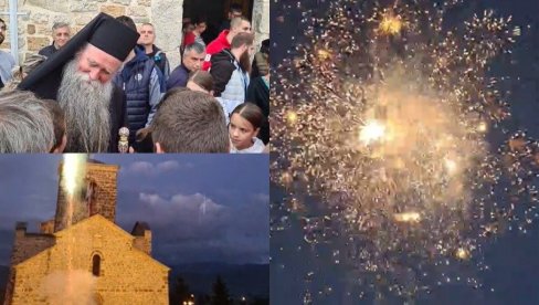 VATROMET U ČAST MITROPOLITA JOANIKIJA: Verni narod dočekao svog pastira, hiljade ljudi ispred Đurđevih stupova (VIDEO) VATROMET U ČAST MITROPOLITA JOANIKIJA: Verni narod dočekao svog pastira, hiljade ljudi ispred Đurđevih stupova (VIDEO)