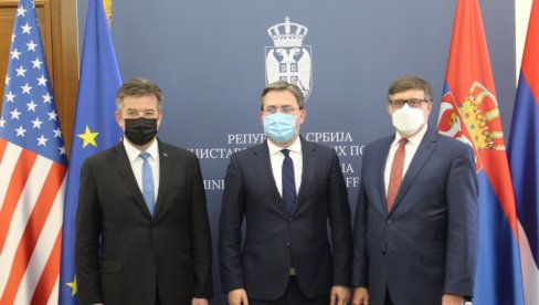 СЕЛАКОВИЋ СА ЛАЈЧАКОМ: Дијалог и компромис су једини пут за постизање одрживог договора Београда и Приштине СЕЛАКОВИЋ СА ЛАЈЧАКОМ: Дијалог и компромис су једини пут за постизање одрживог договора Београда и Приштине