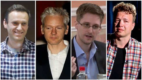 ЧЕТИРИ СУДБИНЕ, ДВА АРШИНА: Зашто Алексеј Наваљни, Џулијан Асанж, Едвард Сноуден и Роман Проташевич нису браћа по судбини ЧЕТИРИ СУДБИНЕ, ДВА АРШИНА: Зашто Алексеј Наваљни, Џулијан Асанж, Едвард Сноуден и Роман Проташевич нису браћа по судбини