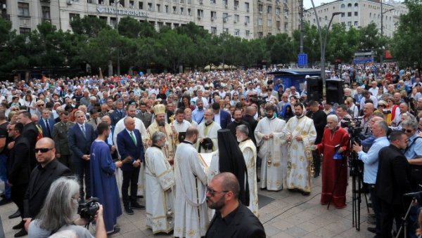 ЛИТИЈА ПОЛАЗИ У 19.00: Крсна слава града Спасовдан у четвртак ће бити обележена другачијим молитвеним ходом и сатницом ЛИТИЈА ПОЛАЗИ У 19.00: Крсна слава града Спасовдан у четвртак ће бити обележена другачијим молитвеним ходом и сатницом