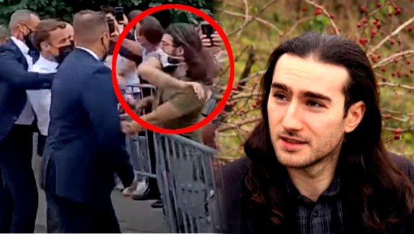 ПОНОВО БИХ ГА ОШАМАРИО: Младић који је ударио Макрона пуштен из затвора, открио шта је био разлог напада (ВИДЕО) ПОНОВО БИХ ГА ОШАМАРИО: Младић који је ударио Макрона пуштен из затвора, открио шта је био разлог напада (ВИДЕО)