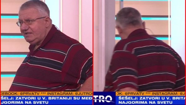 НАПЕТО У ЈУТАРЊЕМ ПРОГРАМУ: Шешељ напустио студио - Немојте ме више звати у вашу емисију! (ВИДЕО) НАПЕТО У ЈУТАРЊЕМ ПРОГРАМУ: Шешељ напустио студио - Немојте ме више звати у вашу емисију! (ВИДЕО)