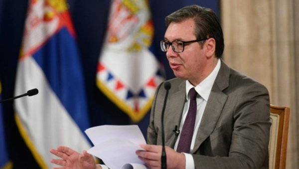 ПРЕДСЕДНИК ВУЧИЋ ЗА ХАНДЕЛСБЛАТ: Србија жели да постане пуноправна чланица Европске уније ПРЕДСЕДНИК ВУЧИЋ ЗА ХАНДЕЛСБЛАТ: Србија жели да постане пуноправна чланица Европске уније