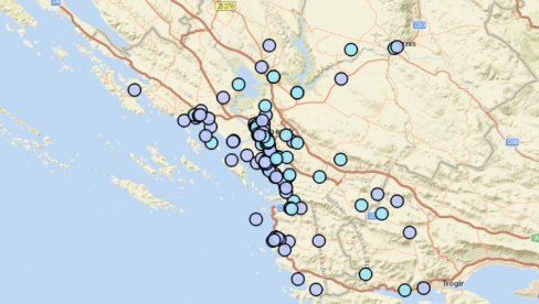 ЈОШ ЈЕДАН ЗЕМЉОТРЕС У ХРВАТСКОЈ: Тресло се тло у близини Шибеника ЈОШ ЈЕДАН ЗЕМЉОТРЕС У ХРВАТСКОЈ: Тресло се тло у близини Шибеника