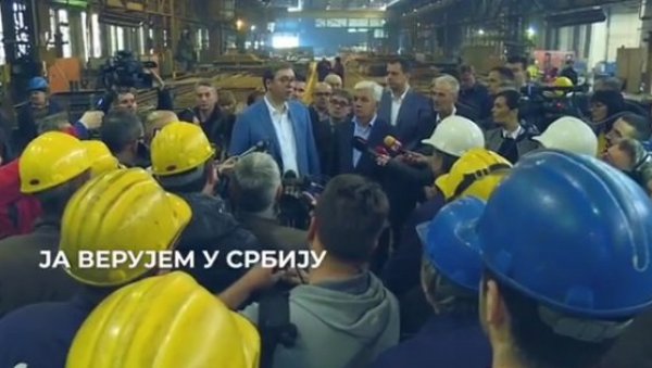 ПРЕДСЕДНИК ОБЈАВИО СНИМАК СА МОЋНОМ ПОРУКОМ: Да Србија настави да напредује! Живела Србија! (ВИДЕО) ПРЕДСЕДНИК ОБЈАВИО СНИМАК СА МОЋНОМ ПОРУКОМ: Да Србија настави да напредује! Живела Србија! (ВИДЕО)