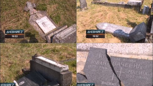 ВРЕДНОСТИ ЕУ НЕ ВАЖЕ ЗА СРБЕ: На православном гробљу у Хрватској уништено 17 надгробних споменика (ВИДЕО) ВРЕДНОСТИ ЕУ НЕ ВАЖЕ ЗА СРБЕ: На православном гробљу у Хрватској уништено 17 надгробних споменика (ВИДЕО)