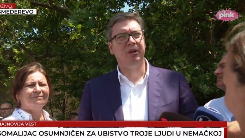 VUČIĆ NA BALKANIJADI: Predsednik obišao atletski stadion u Smederevskoj tvrđavi (VIDEO) VUČIĆ NA BALKANIJADI: Predsednik obišao atletski stadion u Smederevskoj tvrđavi (VIDEO)