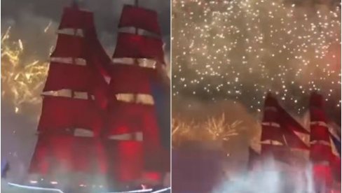 SPEKTAKL NA NEVI: Purpurna jedra i veličanstven vatromet u čast maturanata u Sankt Peterburgu (VIDEO) SPEKTAKL NA NEVI: Purpurna jedra i veličanstven vatromet u čast maturanata u Sankt Peterburgu (VIDEO)