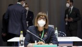 DŽIHADISTI SA KiM U STROJU ID: Maja Gojković na sastanku Globalne inicijative u Rimu DŽIHADISTI SA KiM U STROJU ID: Maja Gojković na sastanku Globalne inicijative u Rimu