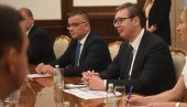 ВУЧИЋ СА ПАТРУШЕВИМ: Председник се састао са министром пољопривреде Руске Федерације ВУЧИЋ СА ПАТРУШЕВИМ: Председник се састао са министром пољопривреде Руске Федерације