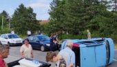 SAOBRAĆAJNA NESREĆA NA IBARSKOJ: Auto se prevrnuo, više povređenih osoba SAOBRAĆAJNA NESREĆA NA IBARSKOJ: Auto se prevrnuo, više povređenih osoba