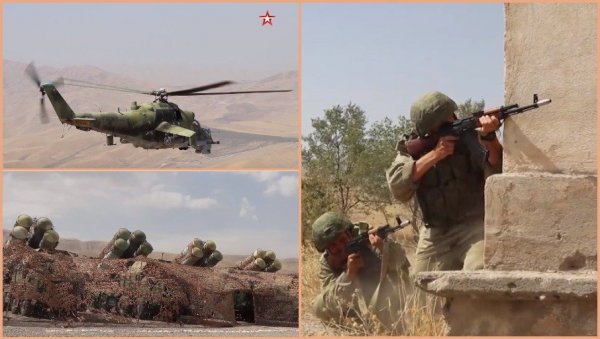С-300 ОДБИО НАПАД, ХЕЛИКОПТЕРИ ДОТУКЛИ НЕПРИЈАТЕЉА: Велике вежбе руске војске у Таџикистану, опасност вреба са југа (ВИДЕО) С-300 ОДБИО НАПАД, ХЕЛИКОПТЕРИ ДОТУКЛИ НЕПРИЈАТЕЉА: Велике вежбе руске војске у Таџикистану, опасност вреба са југа (ВИДЕО)