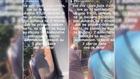 КОНТРОЛОРИ ЗАУСТАВИЛИ АУТОБУС, ИМАЛИ И ОБЕЗБЕЂЕЊЕ: Путници непријатно изненађени на Петловом брду, огласио се и ГСП (ФОТО) КОНТРОЛОРИ ЗАУСТАВИЛИ АУТОБУС, ИМАЛИ И ОБЕЗБЕЂЕЊЕ: Путници непријатно изненађени на Петловом брду, огласио се и ГСП (ФОТО)