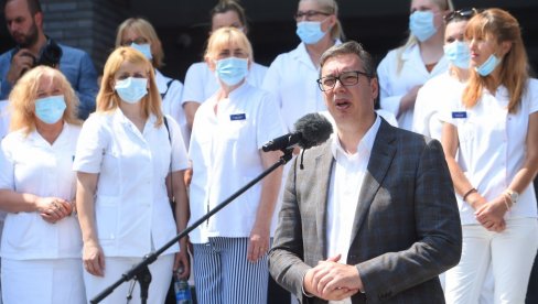 ПРЕДСЕДНИК НАЈАВИО ОДЛИЧНЕ ВЕСТИ: Ново повећање плата за здравствене раднике ПРЕДСЕДНИК НАЈАВИО ОДЛИЧНЕ ВЕСТИ: Ново повећање плата за здравствене раднике