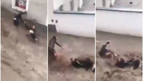 УЗНЕМИРУЈУЋ СНИМАК - АЛЕКСАНДАР ЈЕ ХЕРОЈ ПОПЛАВА У АУСТРИЈИ: Видео је да бујица носи његове комшије, скочио у воду и спасао их (ВИДЕО) УЗНЕМИРУЈУЋ СНИМАК - АЛЕКСАНДАР ЈЕ ХЕРОЈ ПОПЛАВА У АУСТРИЈИ: Видео је да бујица носи његове комшије, скочио у воду и спасао их (ВИДЕО)
