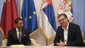 ВУЧИЋ СА АЛ ТАНИЈЕМ: Председник примио у опроштајну посету амбасадора Катара ВУЧИЋ СА АЛ ТАНИЈЕМ: Председник примио у опроштајну посету амбасадора Катара