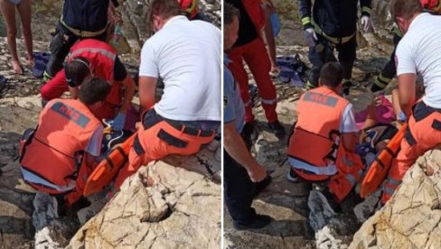 POVREĐENA TURISTKINJA U PULI: Francuskinja skočila sa stene visoke 14 metara i povredila kičmu POVREĐENA TURISTKINJA U PULI: Francuskinja skočila sa stene visoke 14 metara i povredila kičmu