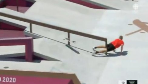 UZNEMIRUJUĆI SADRŽAJ NA OLIMPIJSKIM IGRAMA: Skejt odleteo, a on dobio šipku među noge (VIDEO) UZNEMIRUJUĆI SADRŽAJ NA OLIMPIJSKIM IGRAMA: Skejt odleteo, a on dobio šipku među noge (VIDEO)