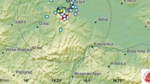 NOVI ZEMLJOTRES KOD PETRINJE: Ponovo se treslo tlo u Hrvatskoj - Tutnjava i treska NOVI ZEMLJOTRES KOD PETRINJE: Ponovo se treslo tlo u Hrvatskoj - Tutnjava i treska