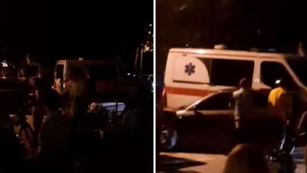 РУКАМА ПРЕМЕСТИЛИ АУТОМОБИЛ ДА ПРОЂЕ ХИТНА ПОМОЋ: Херојски подвиг групе грађана у Скопљу (ВИДЕО) РУКАМА ПРЕМЕСТИЛИ АУТОМОБИЛ ДА ПРОЂЕ ХИТНА ПОМОЋ: Херојски подвиг групе грађана у Скопљу (ВИДЕО)