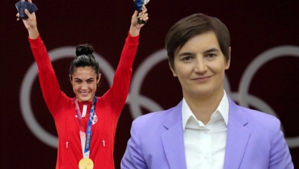 БРАВО МИЛИЦЕ, СРБИЈА СЕ ПОНОСИ ВАМА: Премијерка Ана Брнабић честитала златној српској репрезентативки БРАВО МИЛИЦЕ, СРБИЈА СЕ ПОНОСИ ВАМА: Премијерка Ана Брнабић честитала златној српској репрезентативки