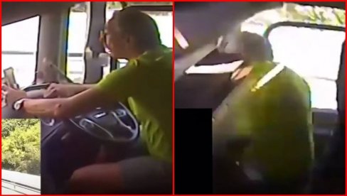 ZASTRAŠUJUĆE SEKUNDE PRE NESREĆE! Kamiondžija buljio u telefon, iz sve snage se zabio u kombi - jezivi snimak bio glavni dokaz (VIDEO) ZASTRAŠUJUĆE SEKUNDE PRE NESREĆE! Kamiondžija buljio u telefon, iz sve snage se zabio u kombi - jezivi snimak bio glavni dokaz (VIDEO)