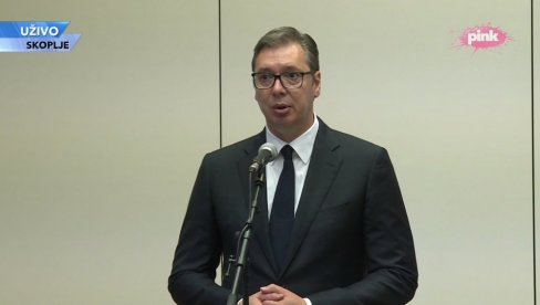 ВУЧИЋ ИЗ СКОПЉА САОПШТИО СЈАЈНЕ ВЕСТИ: Мини Шенген добија ново име, потписују се три важна споразума! (ВИДЕО) ВУЧИЋ ИЗ СКОПЉА САОПШТИО СЈАЈНЕ ВЕСТИ: Мини Шенген добија ново име, потписују се три важна споразума! (ВИДЕО)
