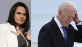 БАЈДЕН СА ТИХАНОВСКОМ: Амерички председник примио поражену белоруску политичарку БАЈДЕН СА ТИХАНОВСКОМ: Амерички председник примио поражену белоруску политичарку