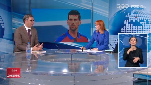 ВУЧИЋ О НОВАКУ ЂОКОВИЋУ: Борио се за своју земљу, заслужује свако поштовање - Надам се да ће бити још медаља за Србију ВУЧИЋ О НОВАКУ ЂОКОВИЋУ: Борио се за своју земљу, заслужује свако поштовање - Надам се да ће бити још медаља за Србију