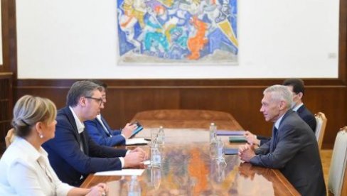 TEME OD OBOSTRANOG INTERESA: Vučić razgovarao sa ambasadorom Harčenkom TEME OD OBOSTRANOG INTERESA: Vučić razgovarao sa ambasadorom Harčenkom