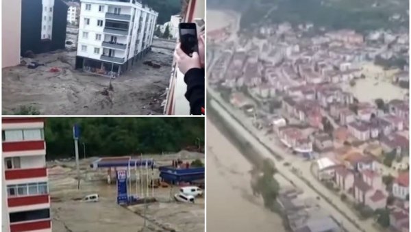 СТРАВИЧНЕ ПОПЛАВЕ ПОГОДИЛЕ ТУРСКУ: Вода носи све пред собом, најмање две особе су нестале (ВИДЕО) СТРАВИЧНЕ ПОПЛАВЕ ПОГОДИЛЕ ТУРСКУ: Вода носи све пред собом, најмање две особе су нестале (ВИДЕО)