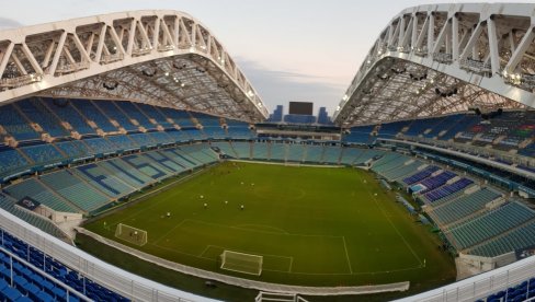STADION FIŠT U SOČIJU OSTAVLJA BEZ DAHA: pogled sa juga na planine, sa severa se vidi more STADION FIŠT U SOČIJU OSTAVLJA BEZ DAHA: pogled sa juga na planine, sa severa se vidi more