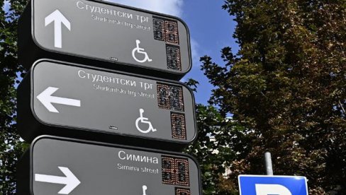 BRŽE PARKIRANJE NA STAROM GRADU: Postavljeno je 1.800 senzora i 85 tabli BRŽE PARKIRANJE NA STAROM GRADU: Postavljeno je 1.800 senzora i 85 tabli