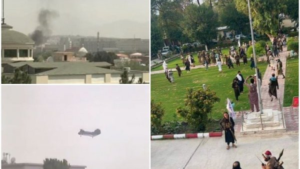ДРАМАТИЧНИ ПРИЗОРИ ИЗ КАБУЛА: Надвија се дим над америчком амбасадом, талибани надиру у град (ФОТО/ВИДЕО) ДРАМАТИЧНИ ПРИЗОРИ ИЗ КАБУЛА: Надвија се дим над америчком амбасадом, талибани надиру у град (ФОТО/ВИДЕО)