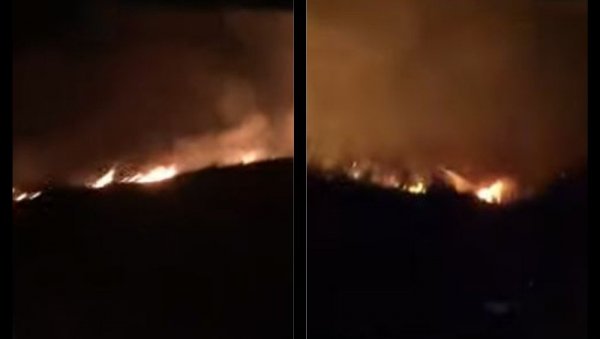 ВЕЛИКИ ПОЖАР НА ХВАРУ: Са ватреном стихијом бори се 50 ватрогасаца (ВИДЕО) ВЕЛИКИ ПОЖАР НА ХВАРУ: Са ватреном стихијом бори се 50 ватрогасаца (ВИДЕО)